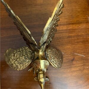 Vintage MCM Brass Fighting Rooster Figurine - Heavy Solid Brass